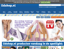 Tablet Screenshot of lidshop.nl